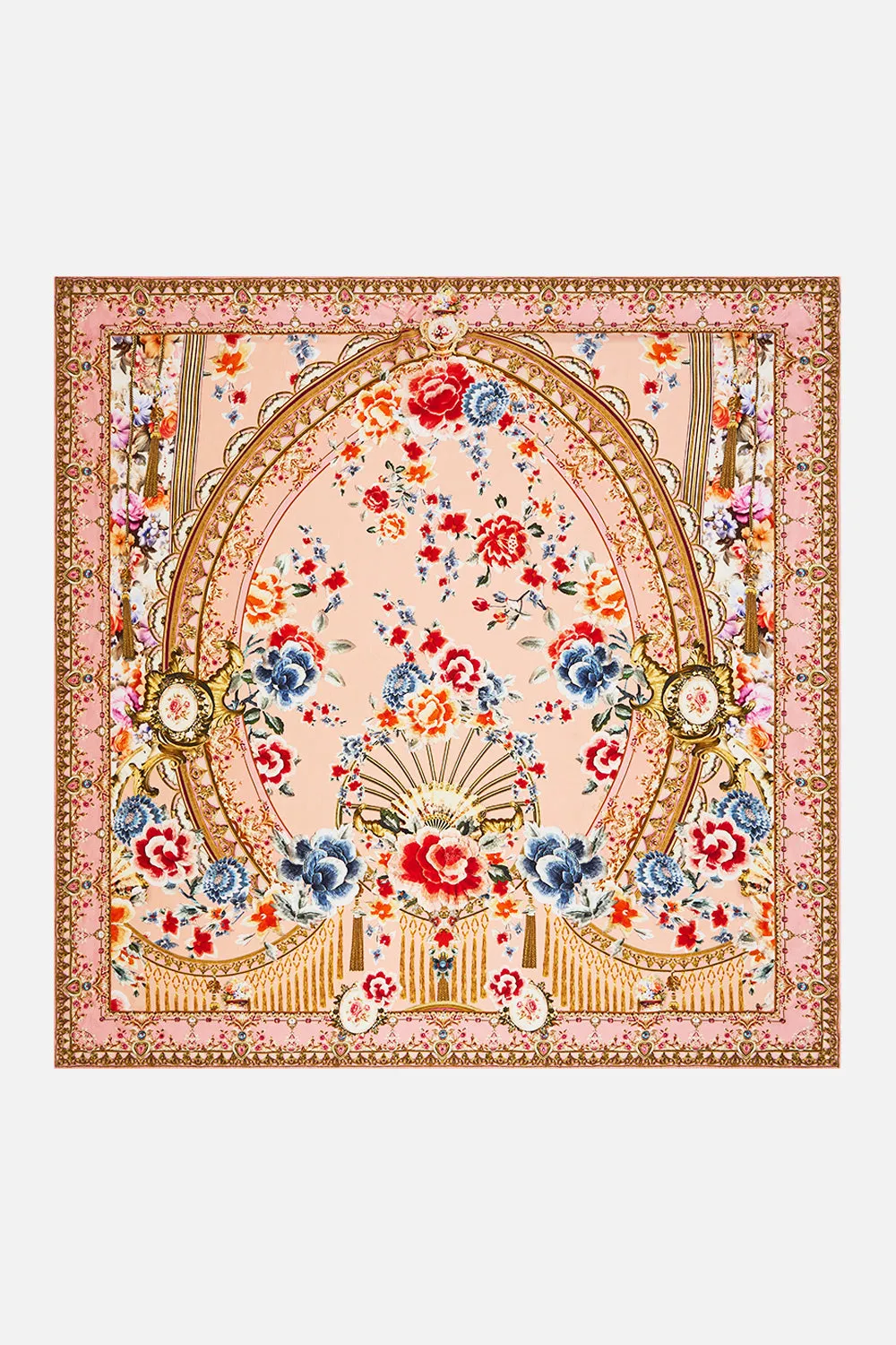 LARGE CRYSTALLED SILK SQUARE SCARF MAJESTIC MILLA sold by Camilla product image thumbnail 2