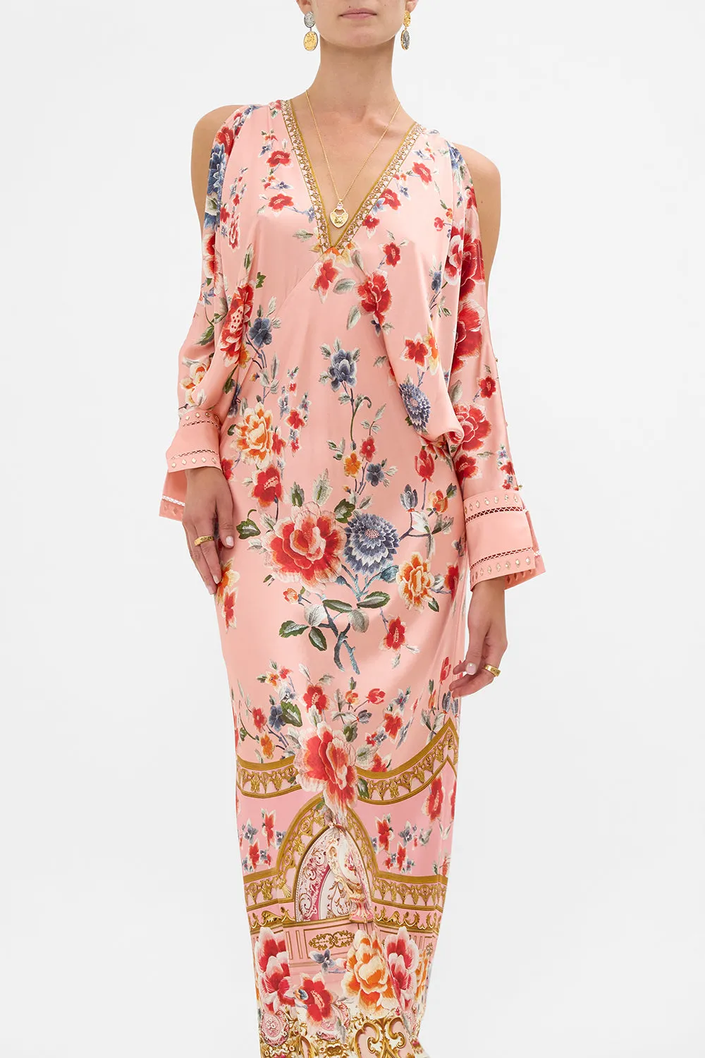 PLUNGE NECK DRAPED SHOULDER DRESS MAJESTIC MILLA sold by Camilla product image thumbnail 5