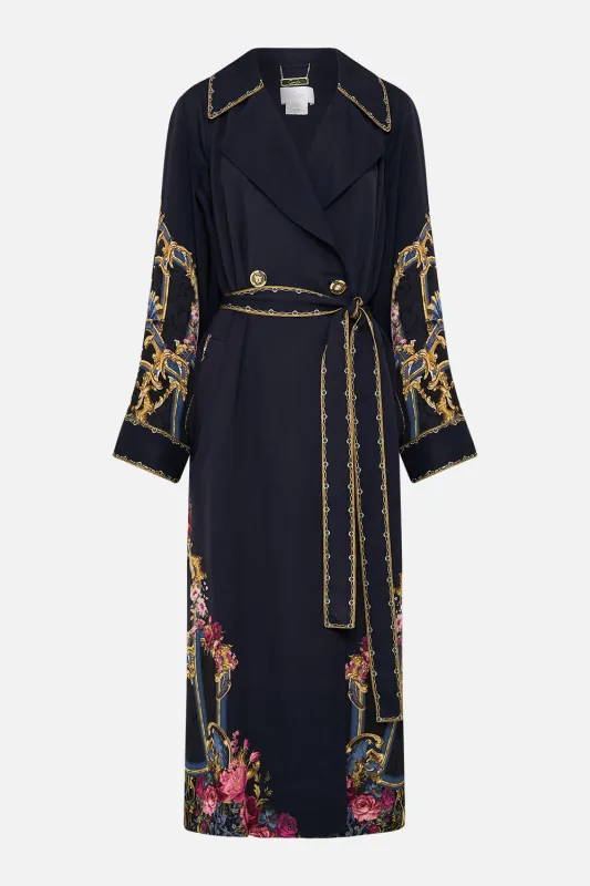 PLEATED BACK TRENCH ORNATE ON A PLATE sold by Camilla