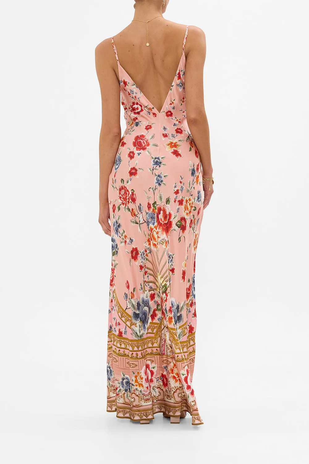 V NECK FULL LENGTH BIAS SLIP DRESS MAJESTIC MILLA sold by Camilla product image thumbnail 2