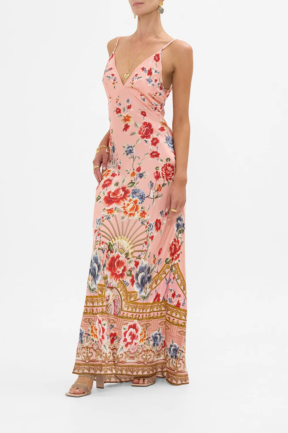 V NECK FULL LENGTH BIAS SLIP DRESS MAJESTIC MILLA sold by Camilla product image thumbnail 4