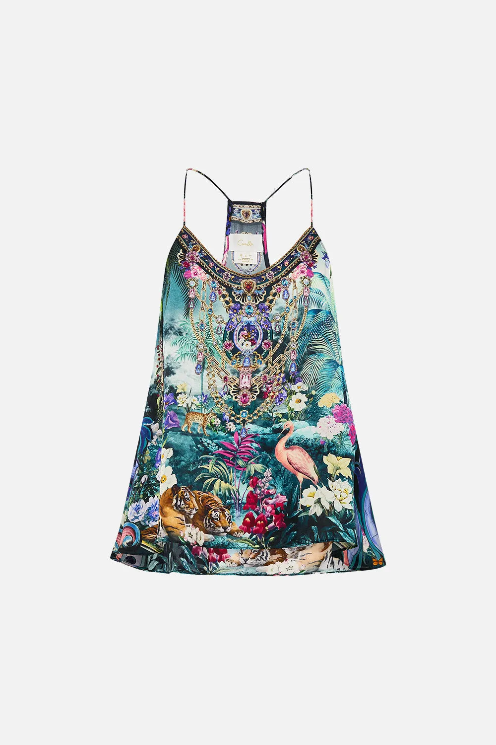 T BACK SHOESTRING TOP BASKED IN BAROQUE sold by Camilla product image thumbnail 3