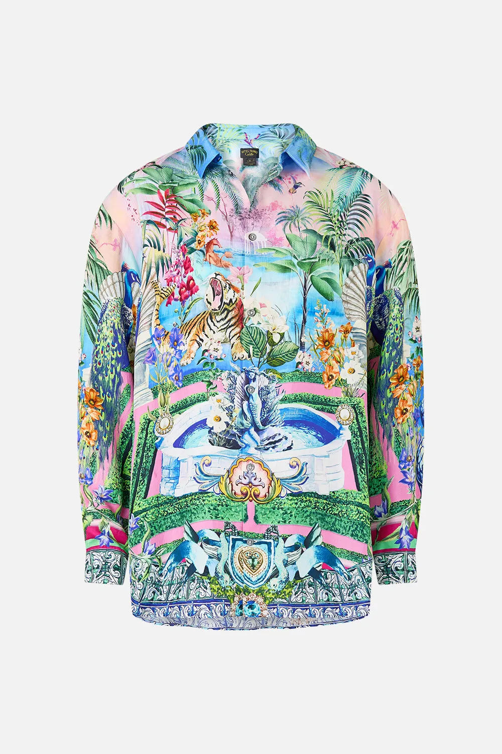 LONG SLEEVE OVERSIZED SHIRT SPIRIT OF SANTA MARIA sold by Camilla