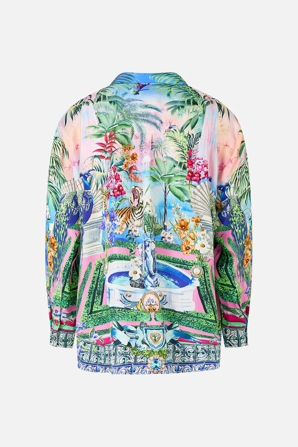 LONG SLEEVE OVERSIZED SHIRT SPIRIT OF SANTA MARIA sold by Camilla product image thumbnail 2