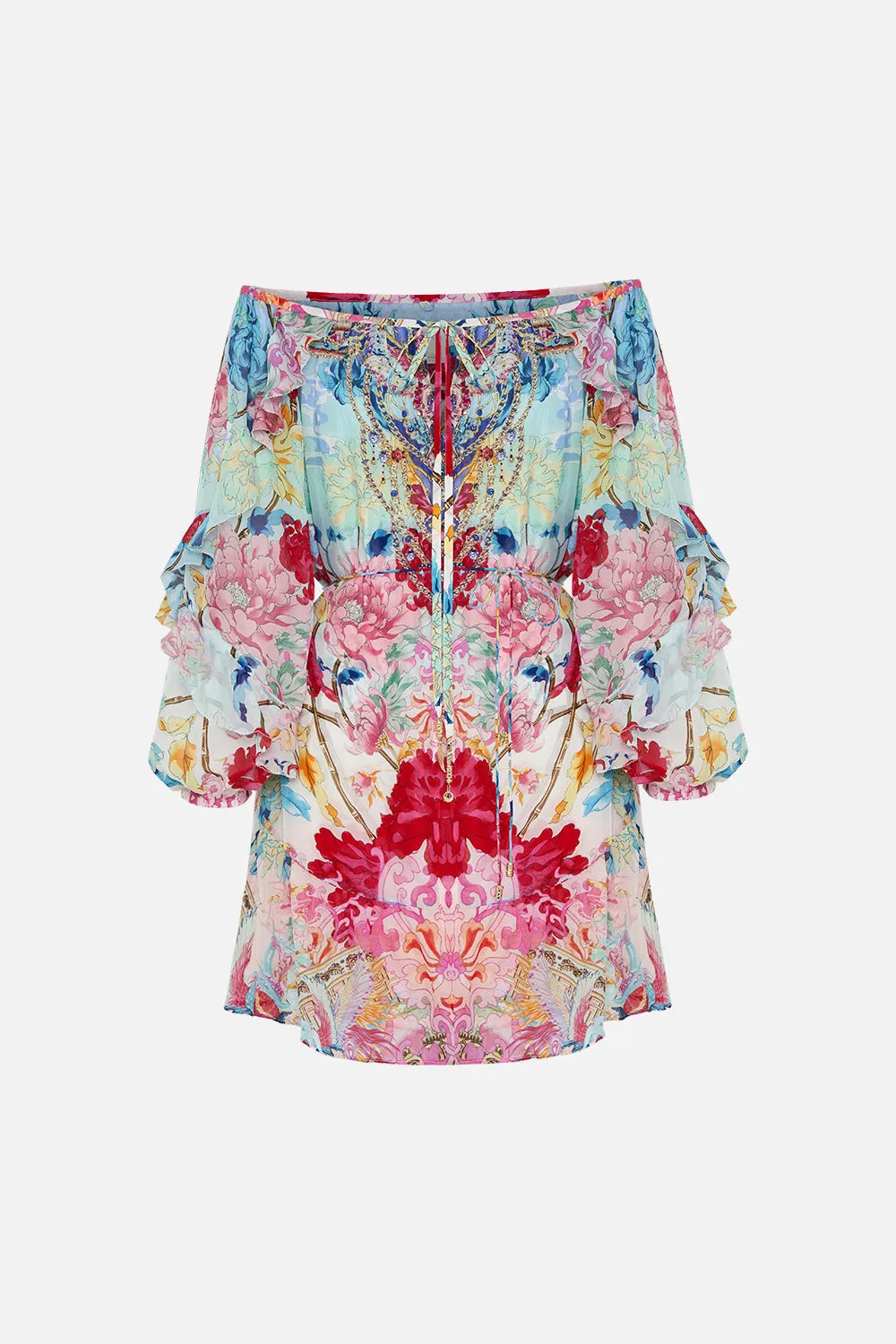 BLOUSON FRILL SLEEVE DRESS GO STAG sold by Camilla product image thumbnail 3