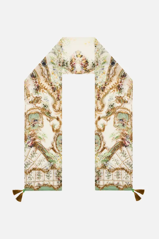 LONG SILK CRINKLE CHIFFON SCARF DRESSING ROOM DRAMA sold by Camilla