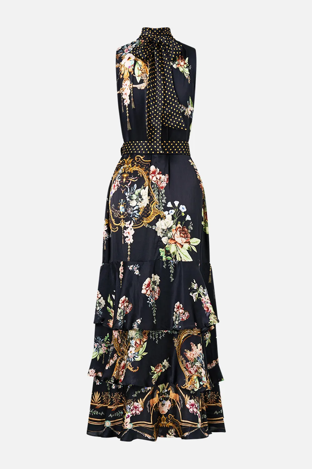 HIGHNECK TIERED RUFFLE HEM DRESS NOBLE ENDEAVOURS sold by Camilla product image thumbnail 2