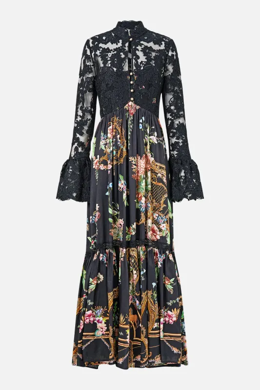 LACE BODICE MAXI DRESS NOBLE ENDEAVOURS sold by Camilla
