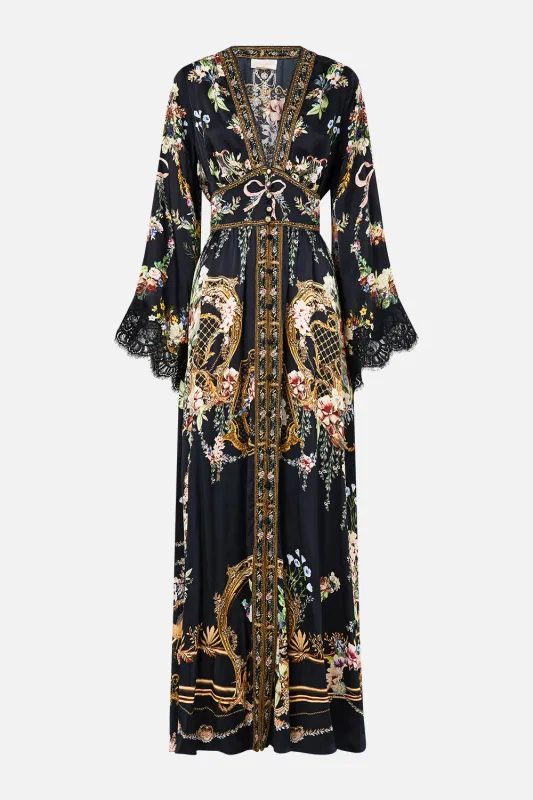 KIMONO SLEEVE DRESS WITH SHIRRING DETAIL NOBLE ENDEAVOURS sold by Camilla