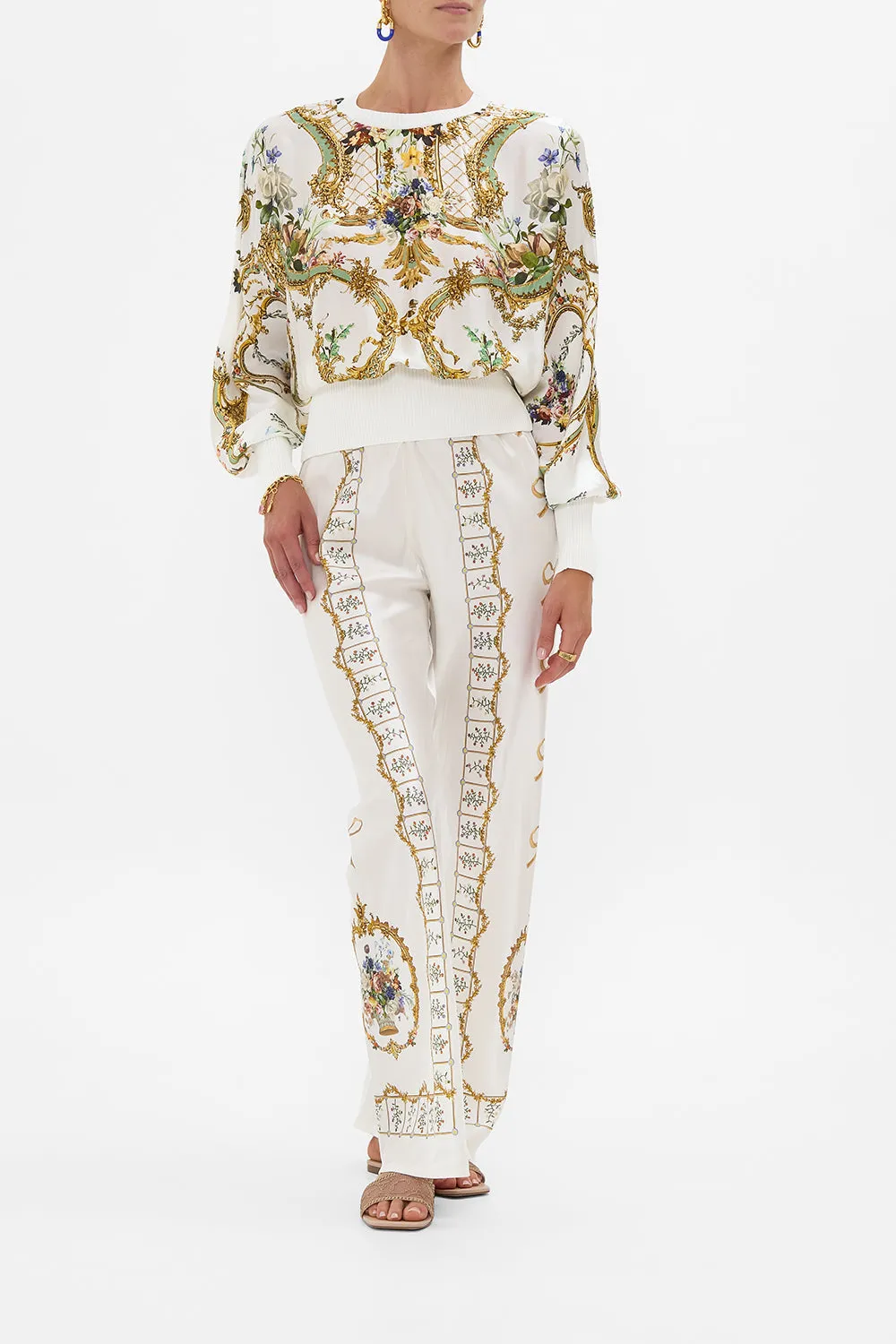 BIAS CUT DRAWSTRING PANT DRESSING ROOM DRAMA sold by Camilla