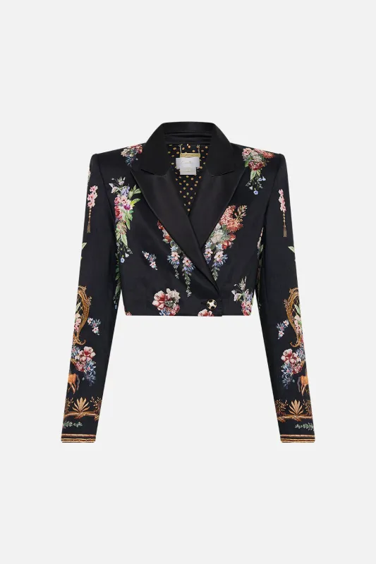 CROPPED TAILORED DOUBLE BREASTED JACKET NOBLE ENDEAVOURS made by Camilla