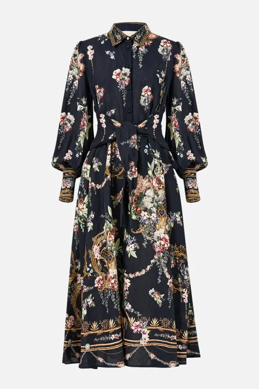 WAIST TIE SHIRT DRESS NOBLE ENDEAVOURS sold by Camilla