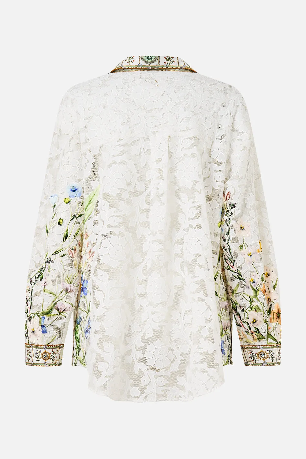 COLLARED SHIRT WITH SIDE BUTTONS DRESSING ROOM DRAMA sold by Camilla product image thumbnail 2