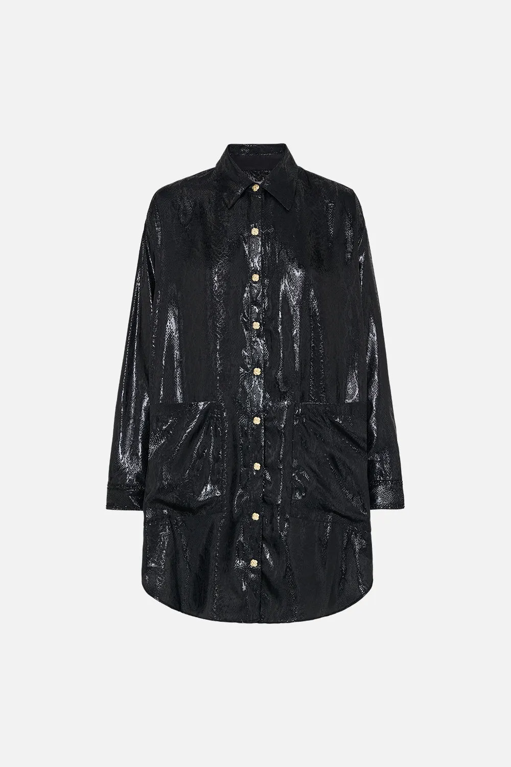 SHIRT TUNIC WITH POCKETS SHADOWS OF ARMADA sold by Camilla product image thumbnail 3