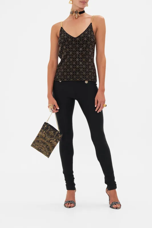 HARDWARE STRAP KNIT CAMI SOUL OF A STAR GAZER made by Camilla