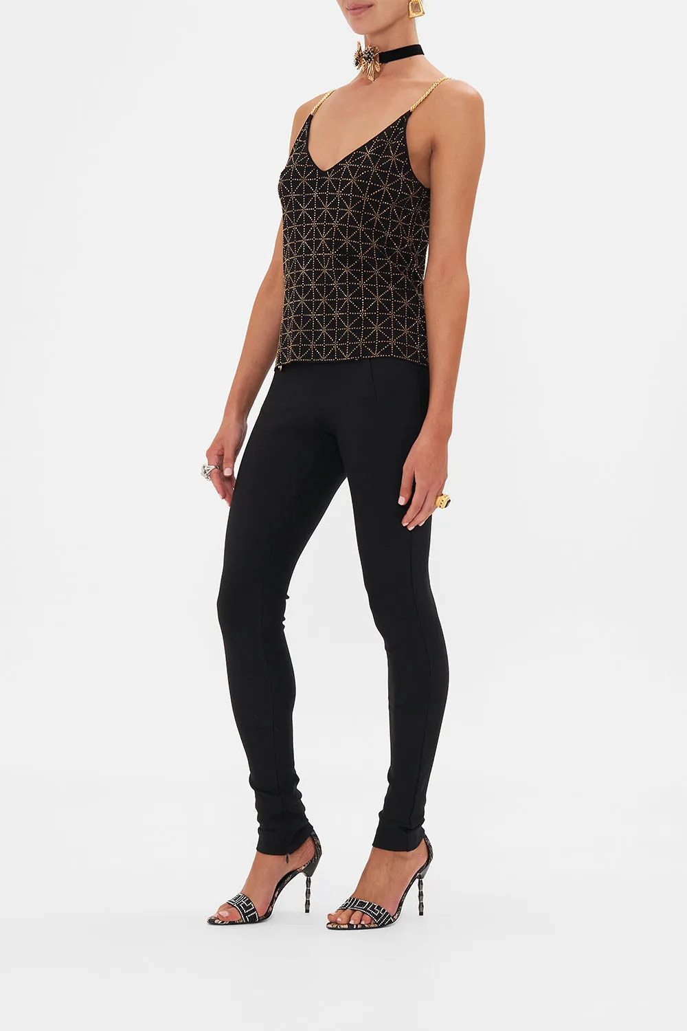 HARDWARE STRAP KNIT CAMI SOUL OF A STAR GAZER sold by Camilla product image thumbnail 4