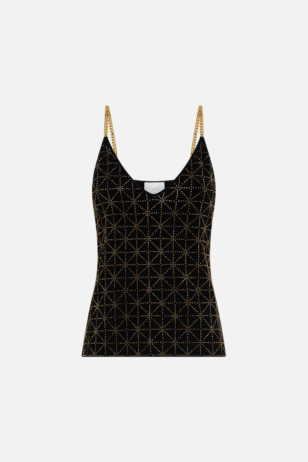 HARDWARE STRAP KNIT CAMI SOUL OF A STAR GAZER sold by Camilla product image thumbnail 3