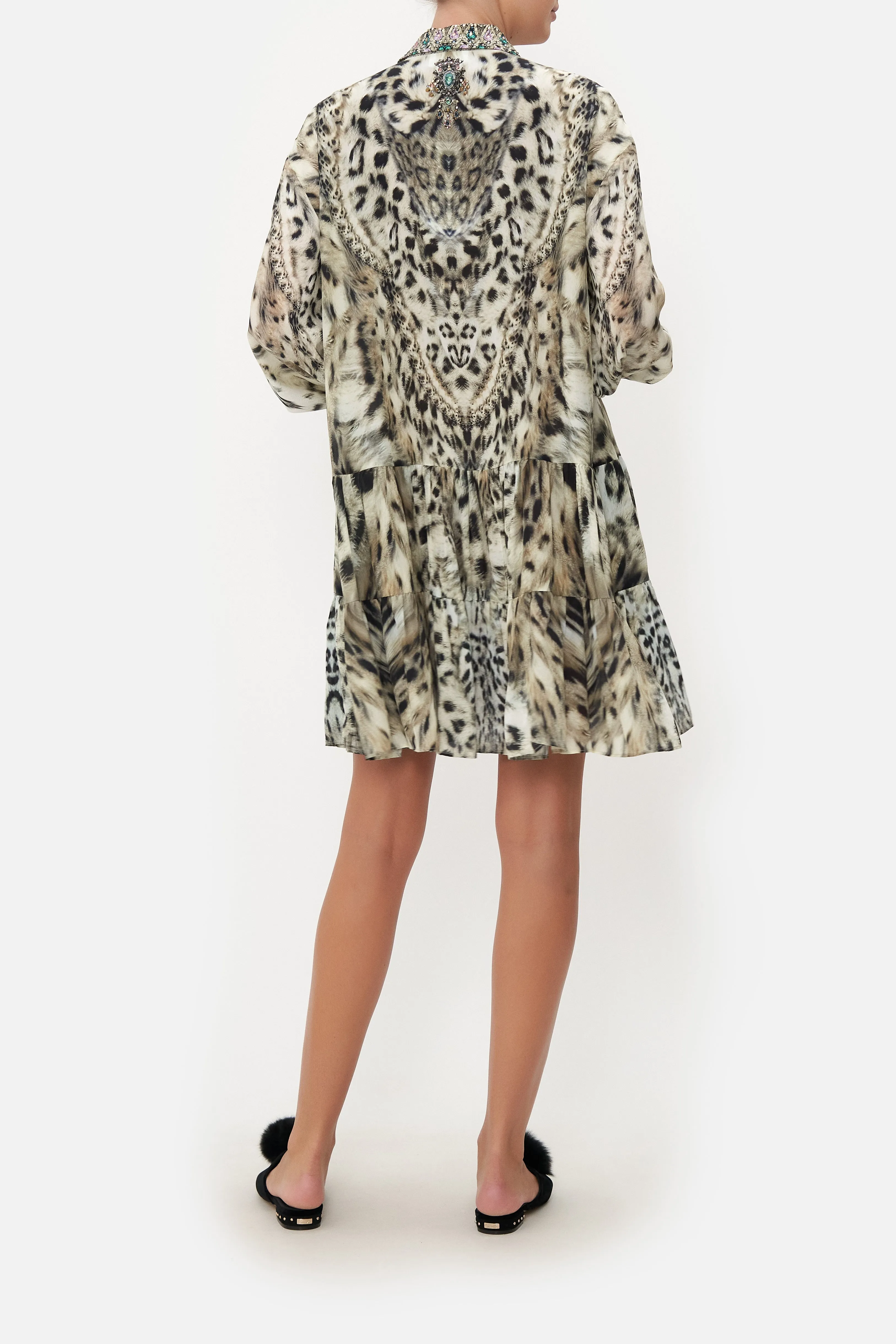 TIERED SHIRT DRESS SNOW WHISPERS sold by Camilla product image thumbnail 2