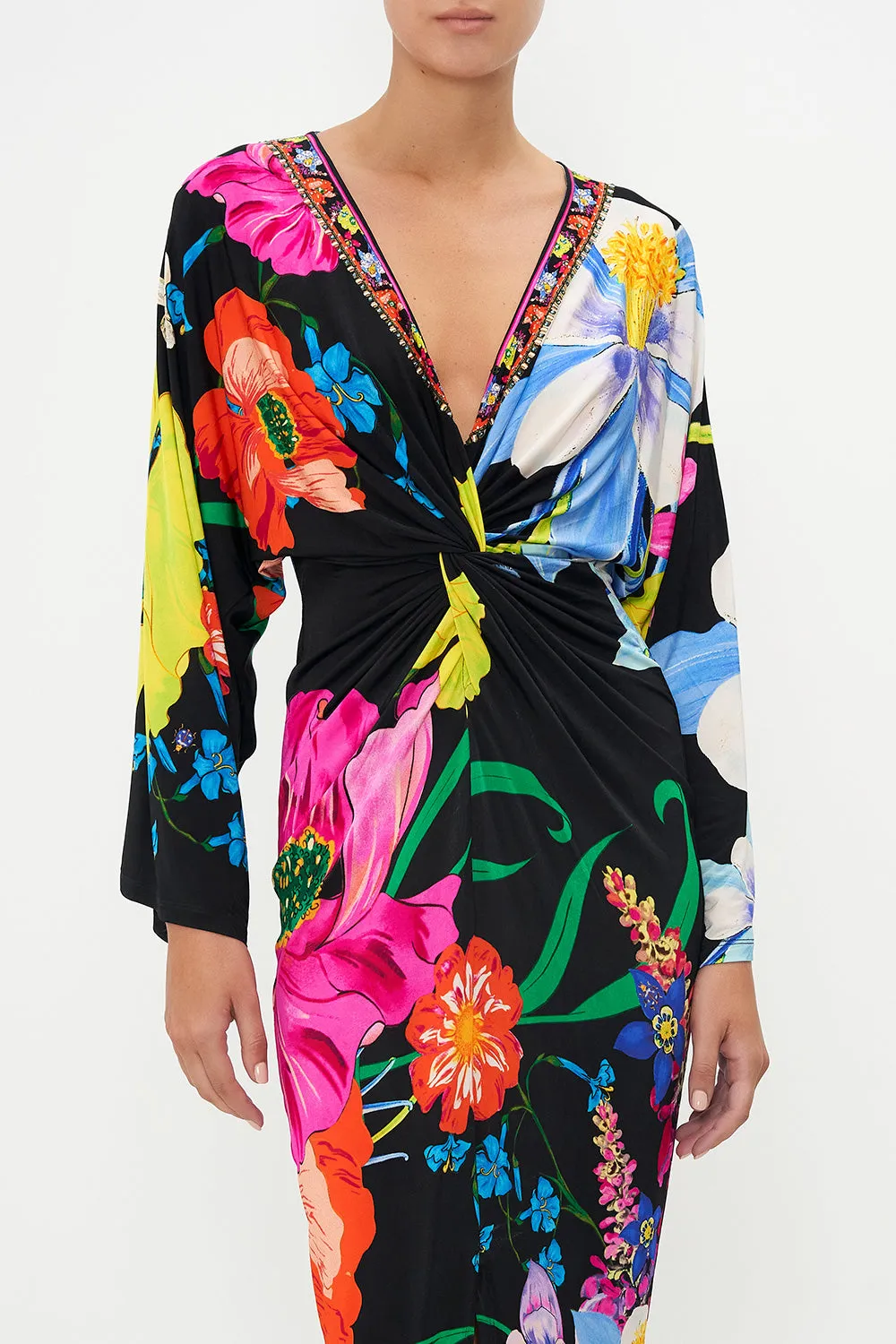 LONG SPLIT FRONT TWIST DRESS AWAY WITH THE FAIRIES sold by Camilla product image thumbnail 5