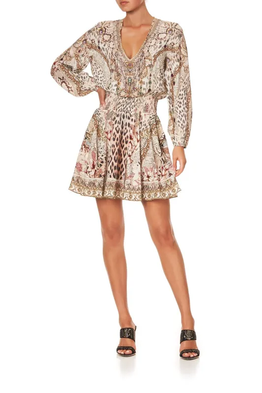 SHIRRED RELAXED SHORT DRESS ALL IS NOUVEAU sold by Camilla