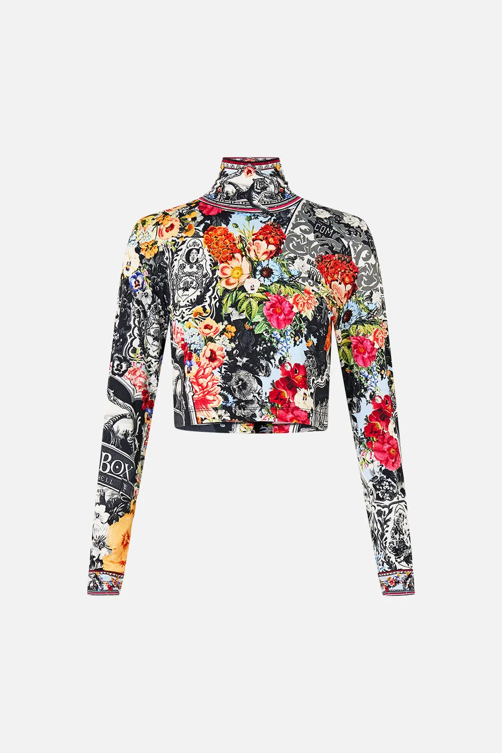 CROPPED JERSEY TURTLENECK FLOWER SHOWERS sold by Camilla product image thumbnail 3