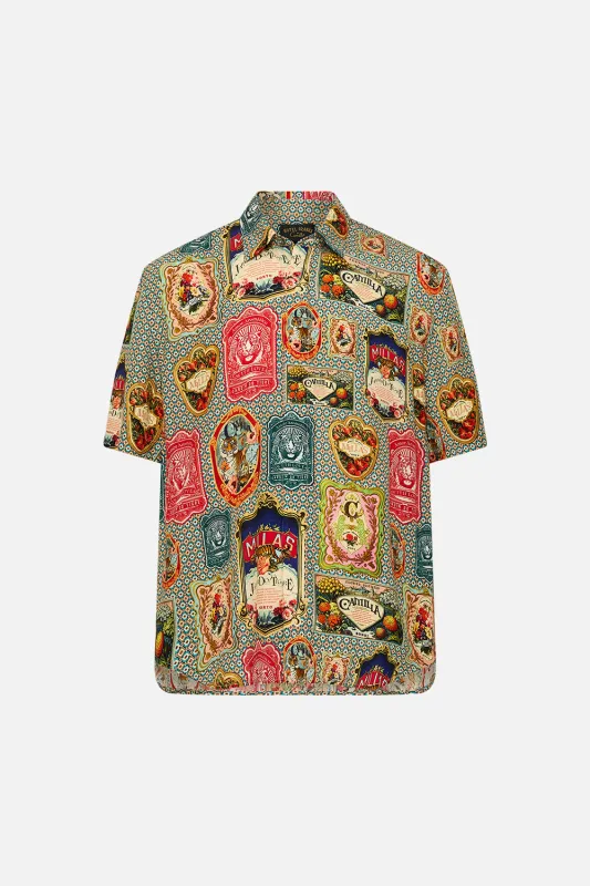 SHORT SLEEVE OVERSIZED SHIRT SOAP OPERA sold by Camilla