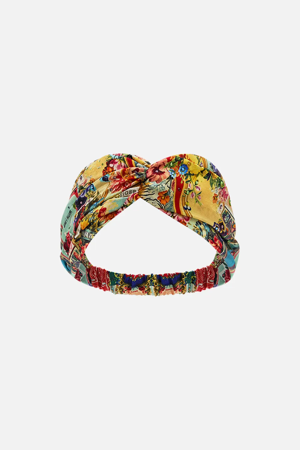 WOVEN TWIST HEADBAND AROMATIC TIGER FLOWER sold by Camilla