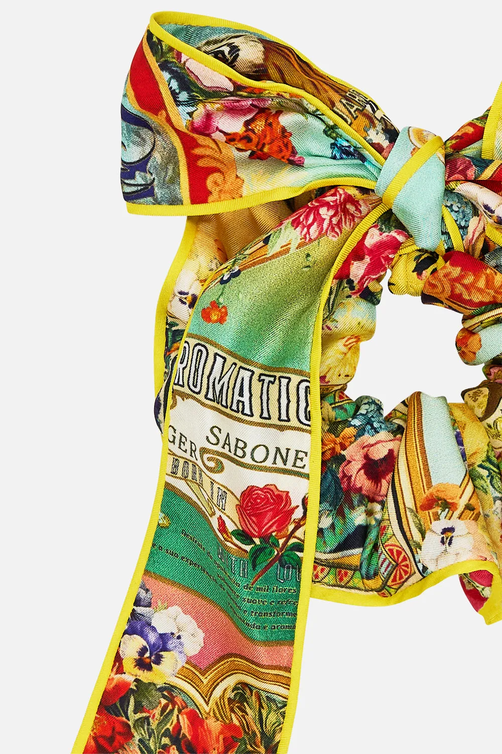 SCRUNCHIE WITH BOW AROMATIC TIGER FLOWER sold by Camilla product image thumbnail 2