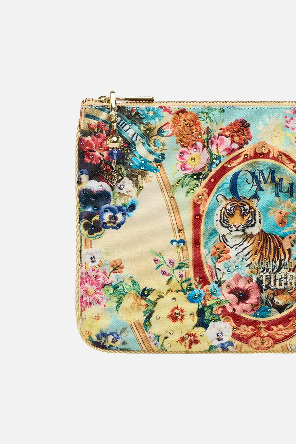 SMALL CANVAS CLUTCH AROMATIC TIGER FLOWER sold by Camilla product image thumbnail 2