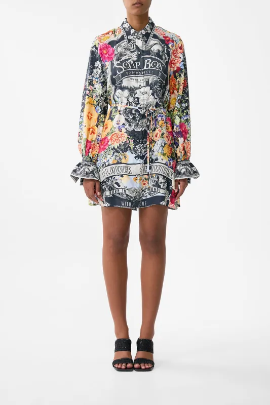 SHIFT SHIRT DRESS FLOWER SHOWERS sold by Camilla