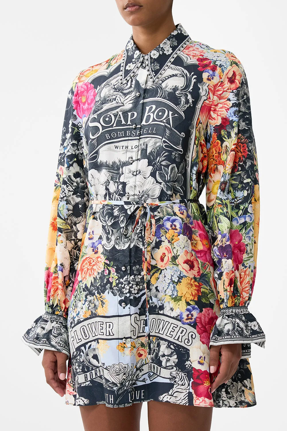 SHIFT SHIRT DRESS FLOWER SHOWERS sold by Camilla product image thumbnail 5