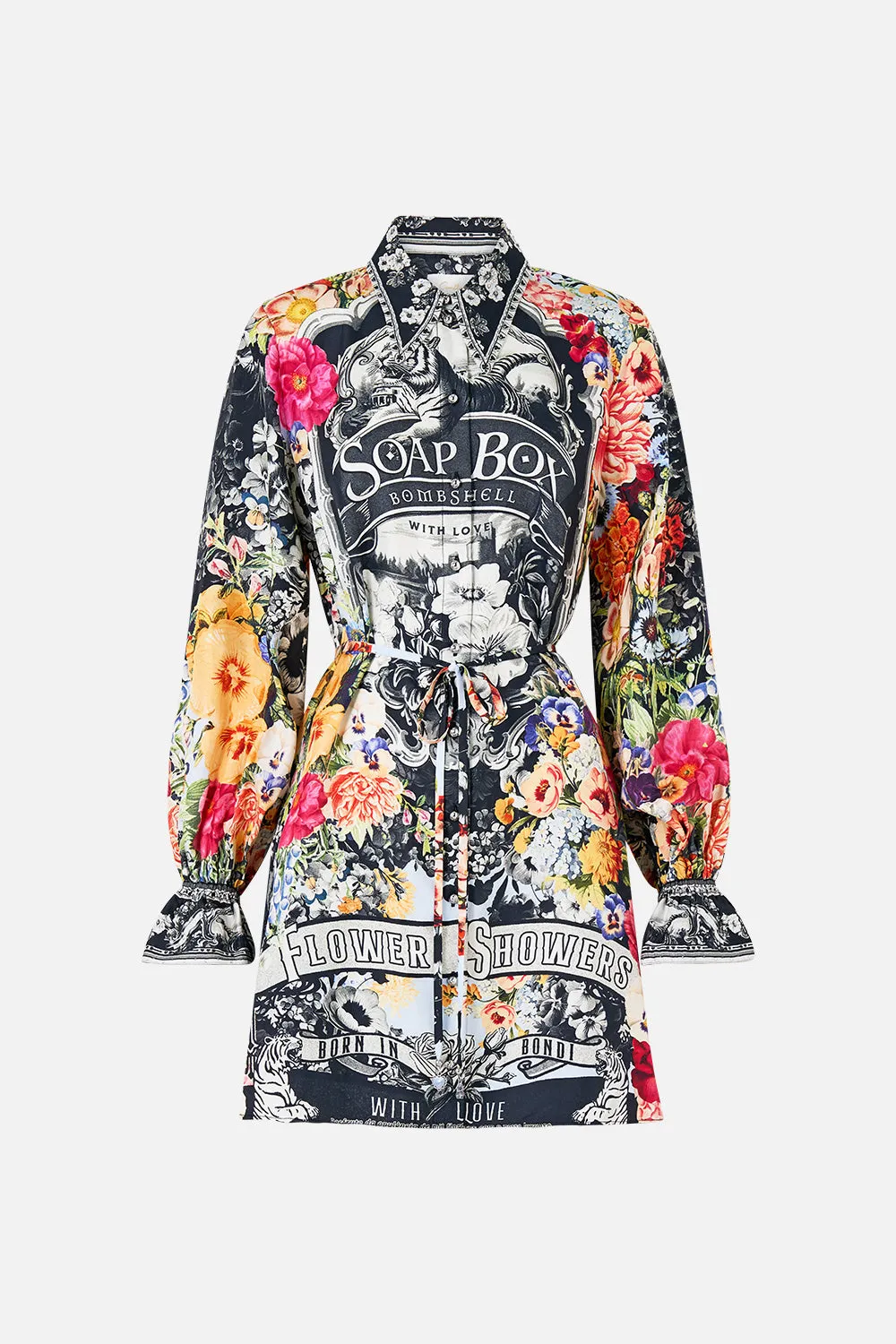 SHIFT SHIRT DRESS FLOWER SHOWERS sold by Camilla product image thumbnail 3