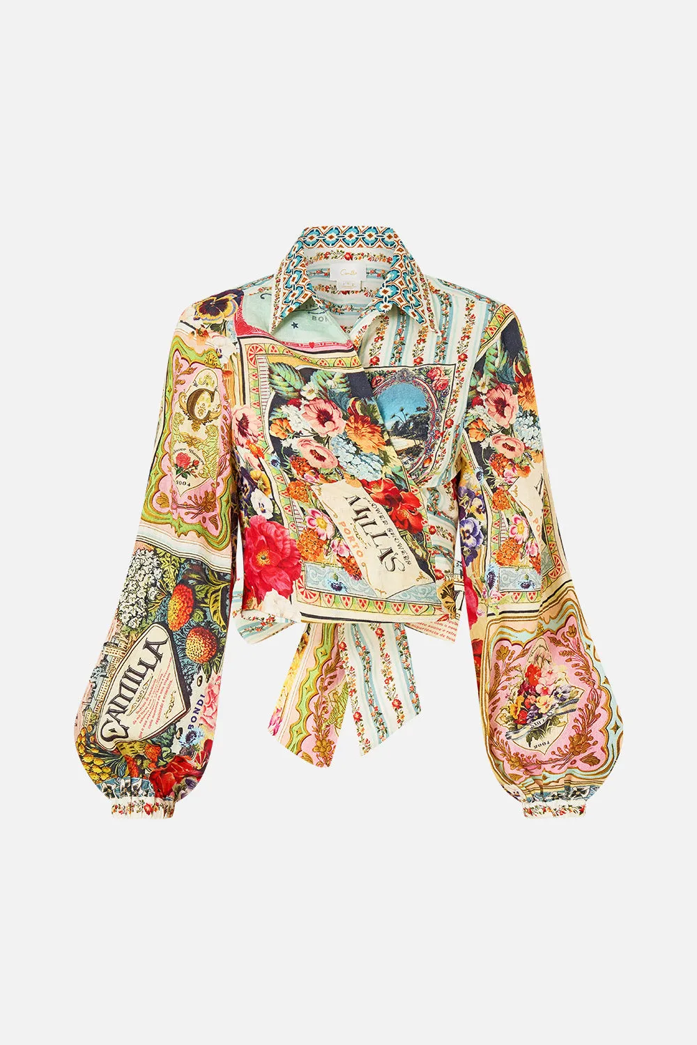 CROPPED WRAP SHIRT SOAP OPERA sold by Camilla product image thumbnail 3