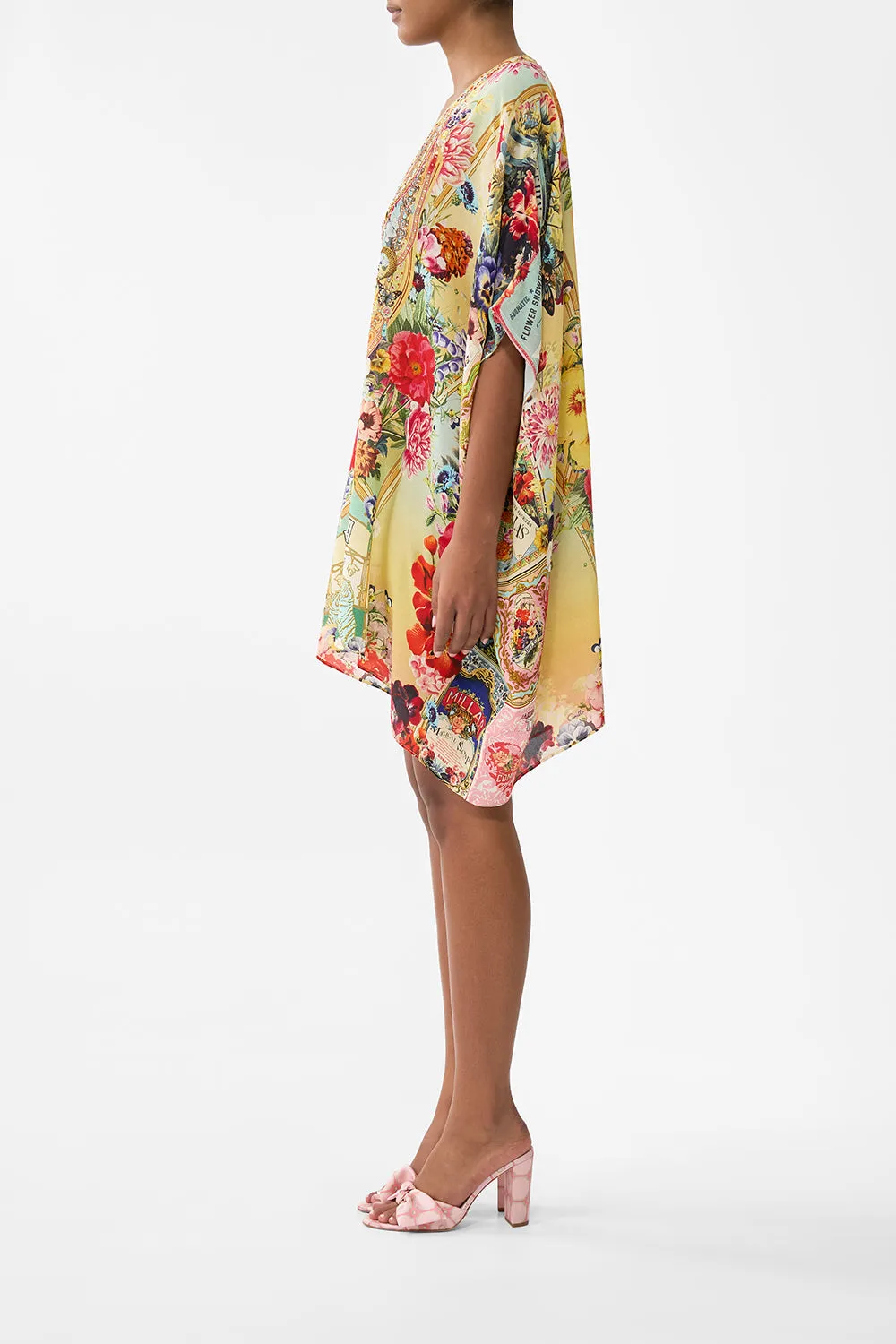 RECTANGULAR V NECK KAFTAN AROMATIC TIGER FLOWER sold by Camilla product image thumbnail 4