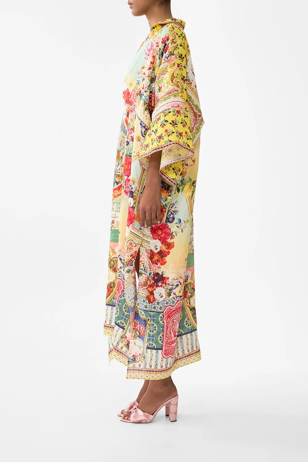 DEEP V KAFTAN WITH CUT-OUT DETAIL AROMATIC TIGER FLOWER sold by Camilla product image thumbnail 4