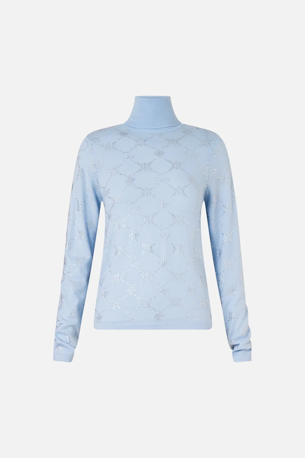 FITTED TURTLE NECK KNIT PERFUMED IN PORTO sold by Camilla