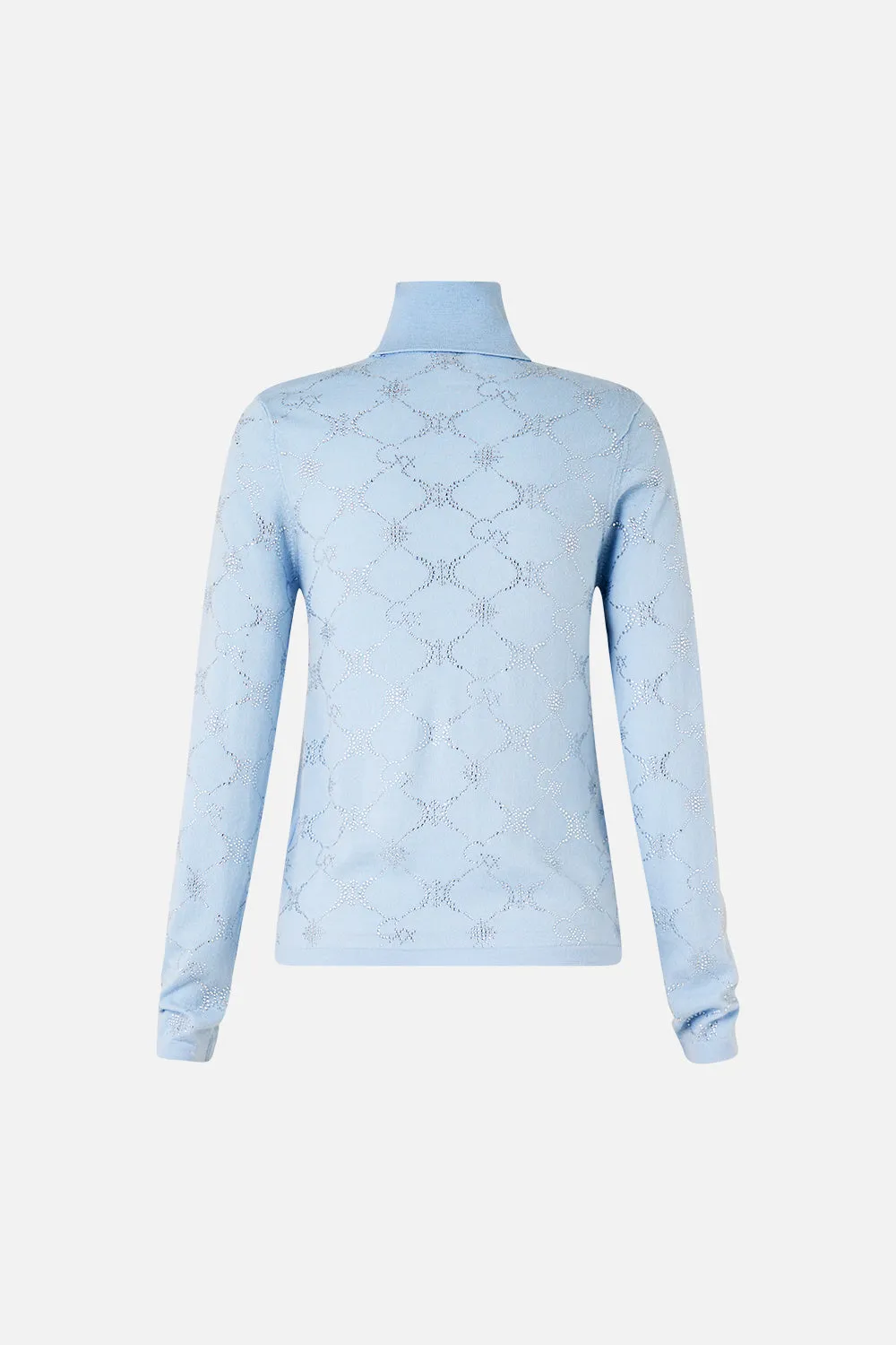 FITTED TURTLE NECK KNIT PERFUMED IN PORTO sold by Camilla product image thumbnail 3