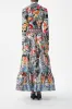 HIGH WAISTED TIERED SKIRT FLOWER SHOWERS sold by Camilla