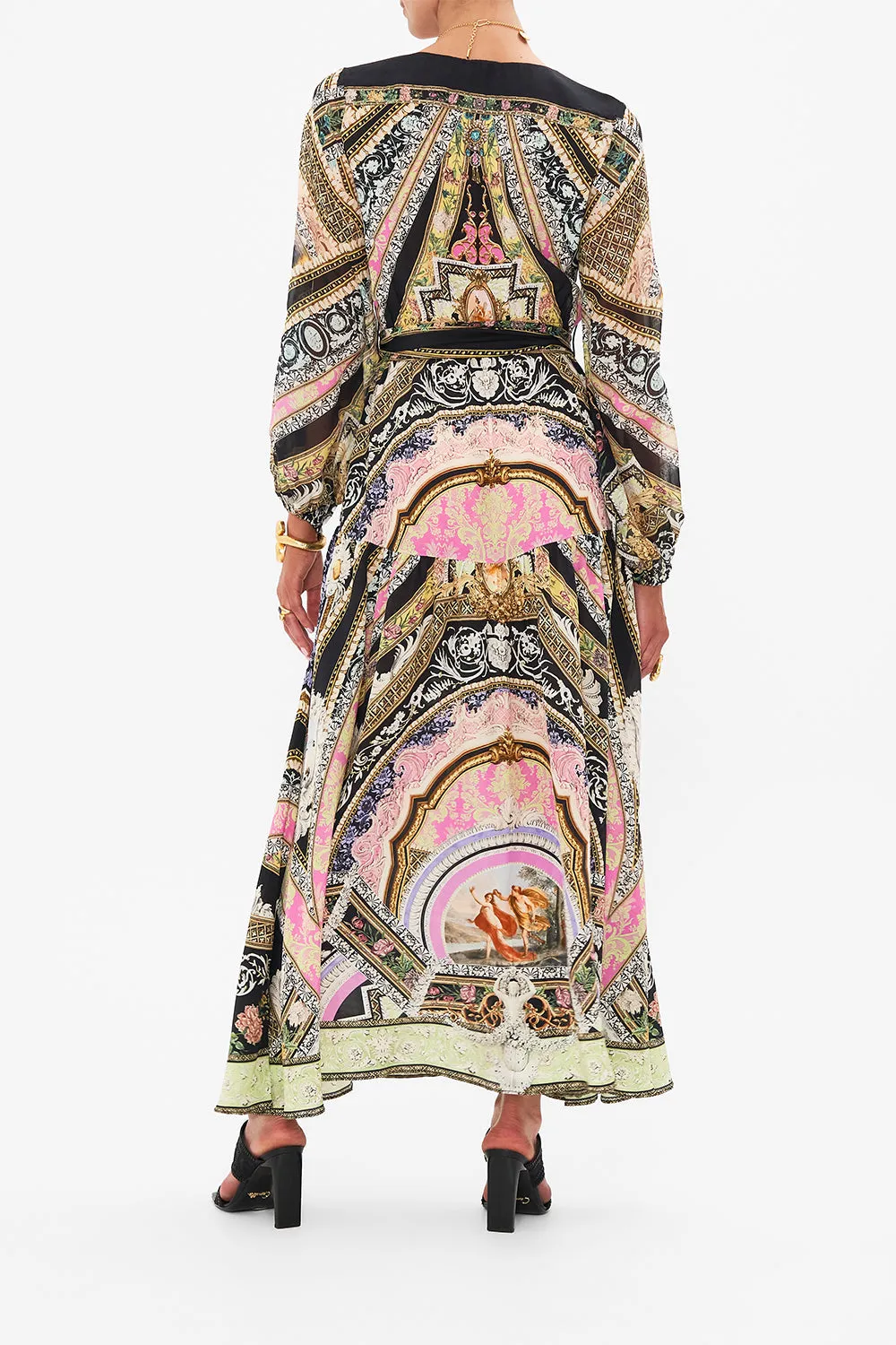 V NECK DRESS WITH BELT FLORENCE FIELD DAY sold by Camilla product image thumbnail 2