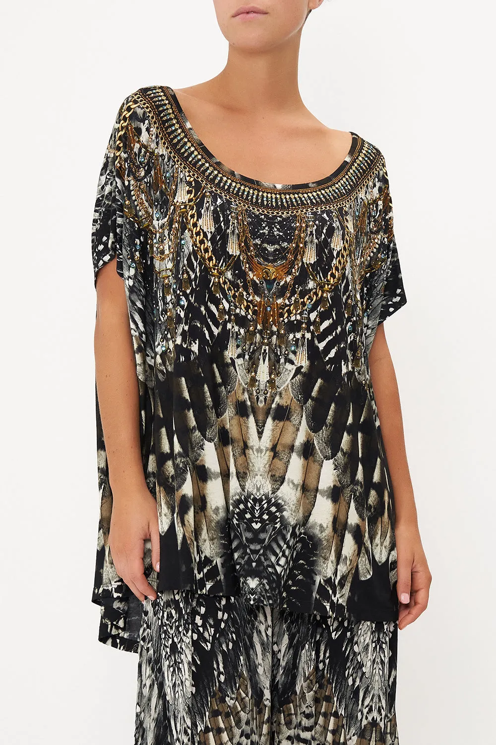 LOOSE FIT TEE NIGHT OWL sold by Camilla product image thumbnail 5