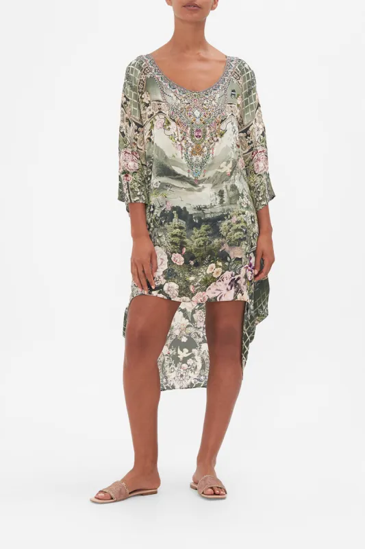 SCOOP BACK HEM DRESS GARDEN OF GOOD FORTUNE sold by Camilla