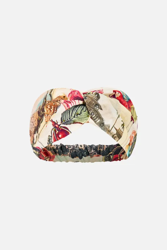 WOVEN TWIST HEADBAND NOTES FROM THE ROAD sold by Camilla
