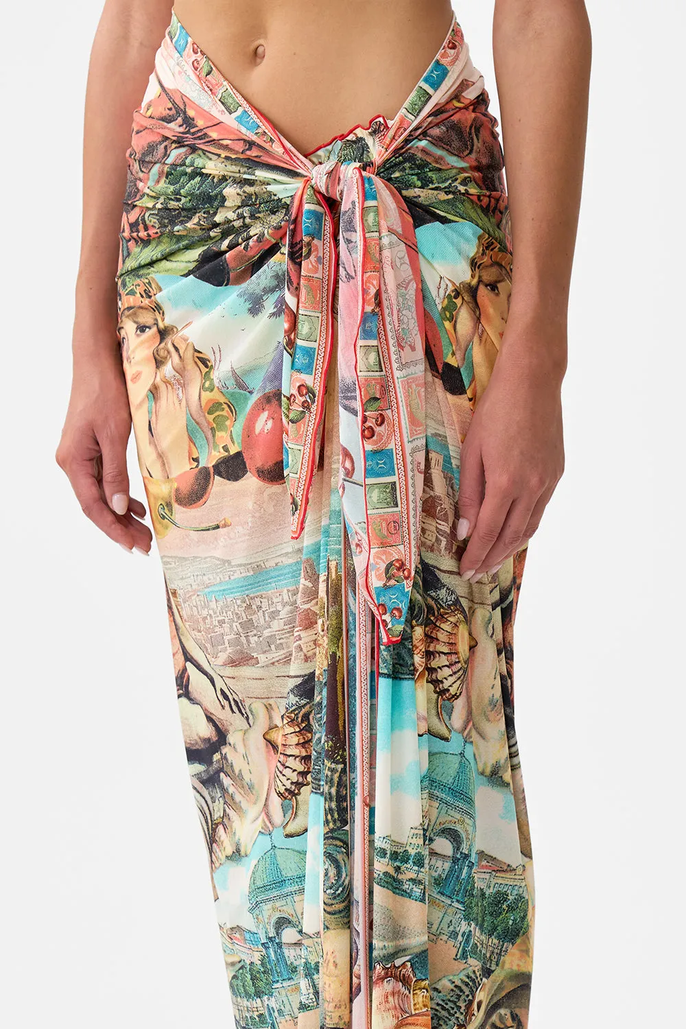 MULTI WEAR LONG SARONG NOTES FROM THE ROAD sold by Camilla product image thumbnail 5