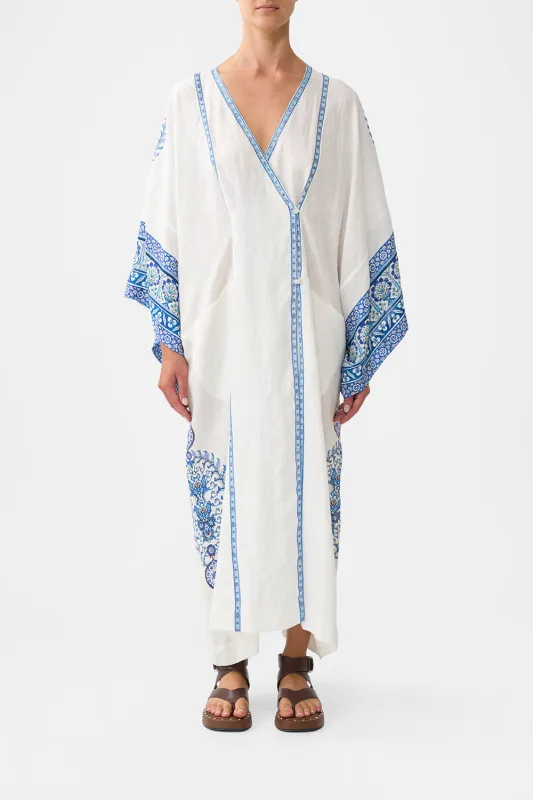 PANELLED WRAP KAFTAN ISNIK LULLABY sold by Camilla