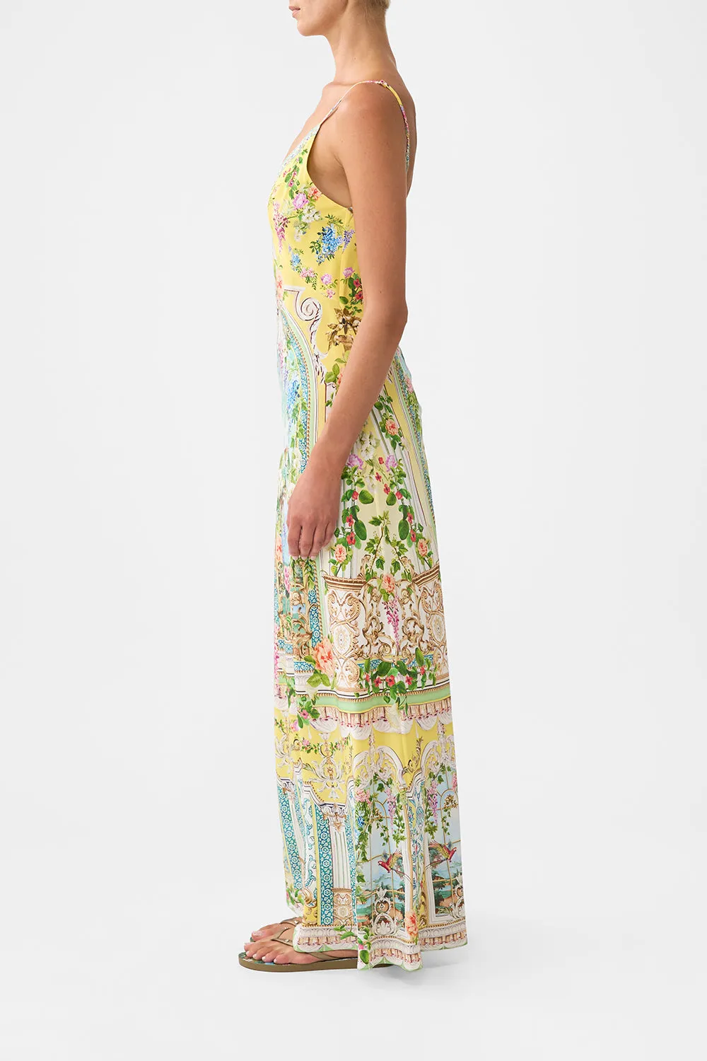 V NECK FULL LENGTH BIAS SLIP DRESS TALES OF TOPKAPI PALACE sold by Camilla product image thumbnail 4