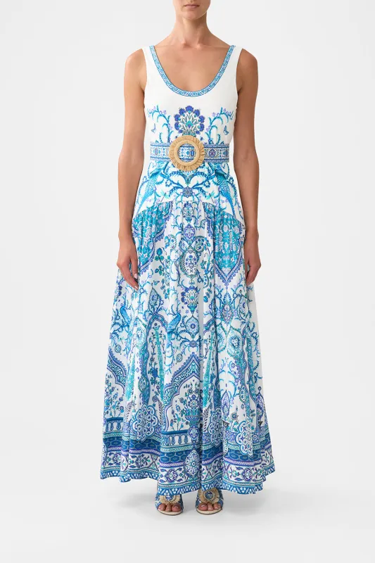 JERSEY TANK DRESS WITH CONTRAST SKIRT ISNIK LULLABY sold by Camilla