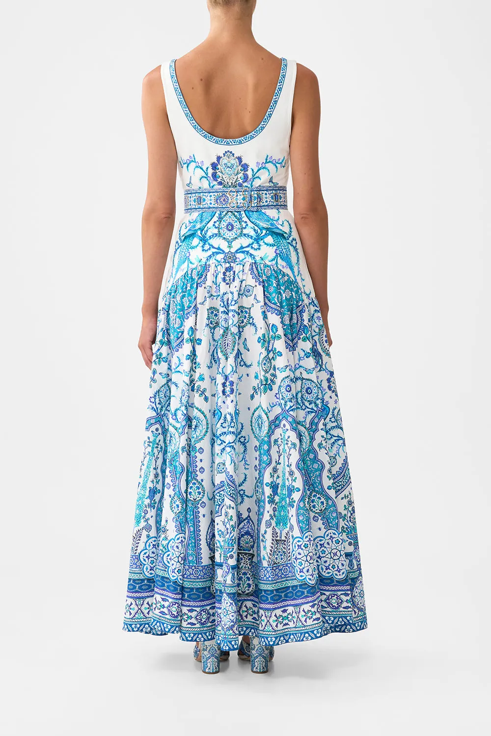 JERSEY TANK DRESS WITH CONTRAST SKIRT ISNIK LULLABY sold by Camilla product image thumbnail 2