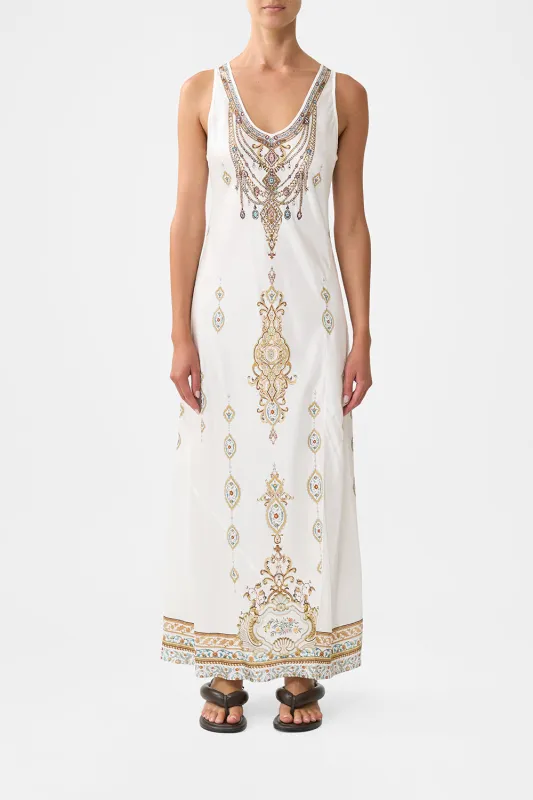 BIAS CUT TANK DRESS OTTOMAN DYNASTY sold by Camilla