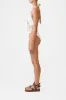 PLUNGE HALTER ONE PIECE WITH PLEATED WAIST TRIM OTTOMAN DYNASTY sold by Camilla