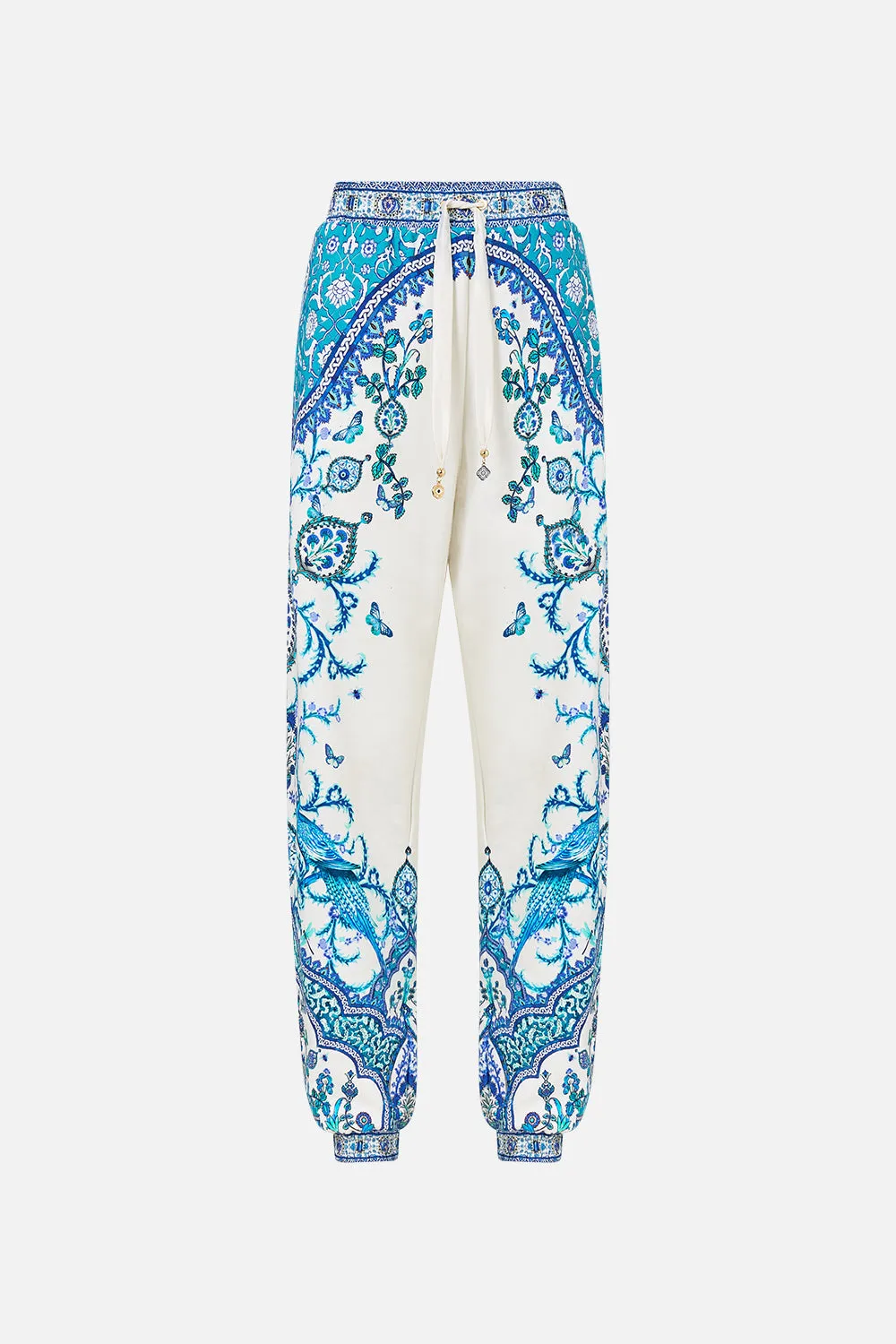 JERSEY TRACK PANT WITH SILK DETAILS ISNIK LULLABY sold by Camilla product image thumbnail 3